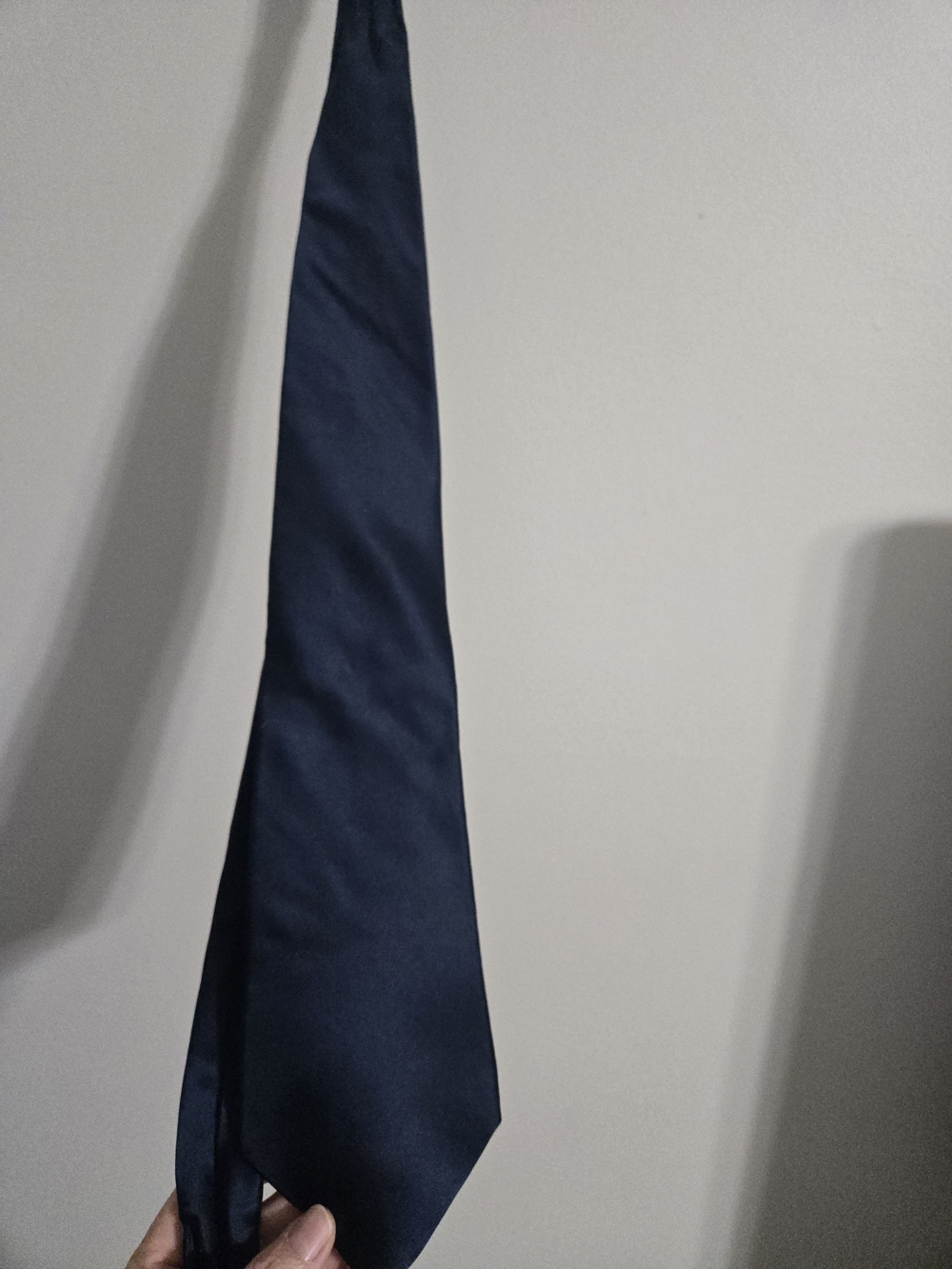 Classic Navy Solid Men's Tie - Unbranded